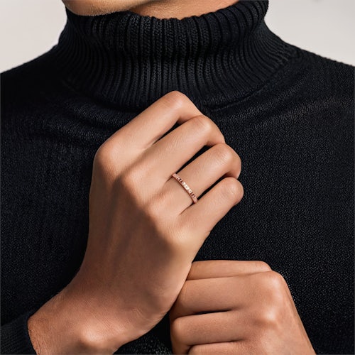 Pierścionek SAVICKI: różowe złoto